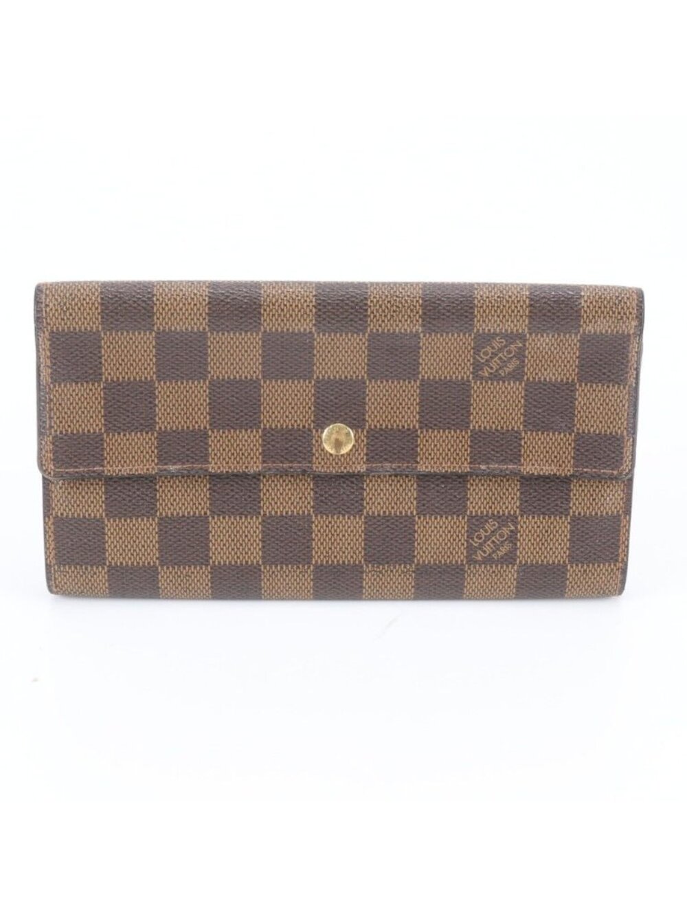 Louis Vuitton Damier Pochette Porte Monnaie Credit Leather